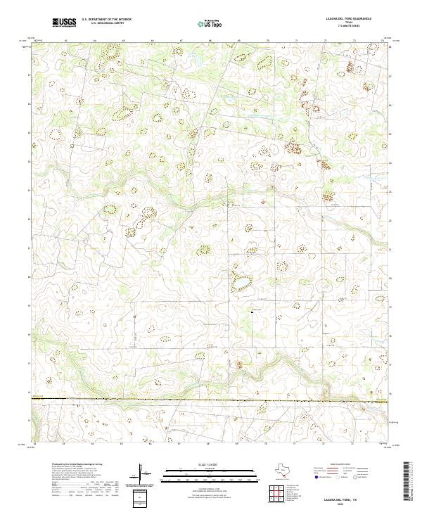 USGS Topographic Map – Laguna Del Toro