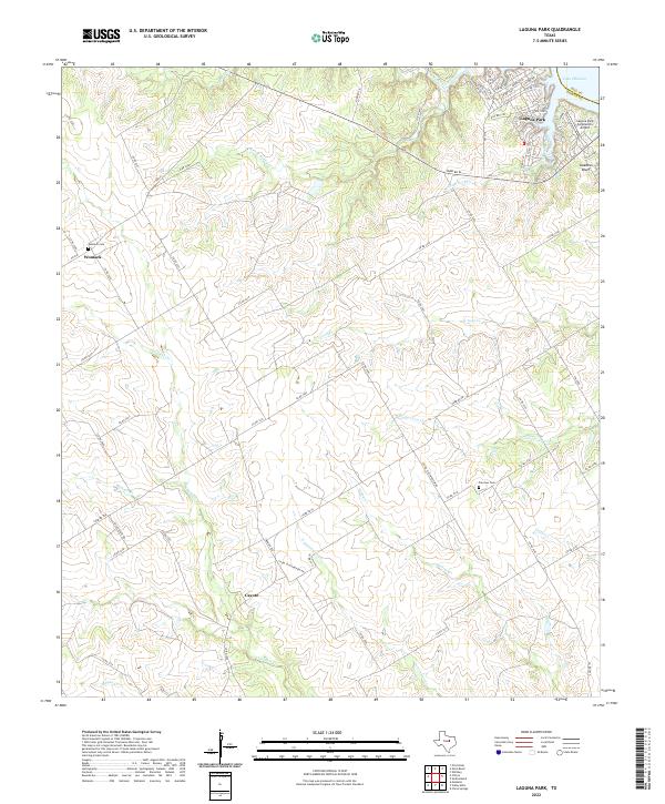 USGS Topographic Map – Laguna Park