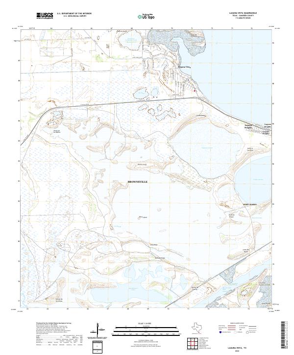 USGS Topographic Map – Laguna Vista