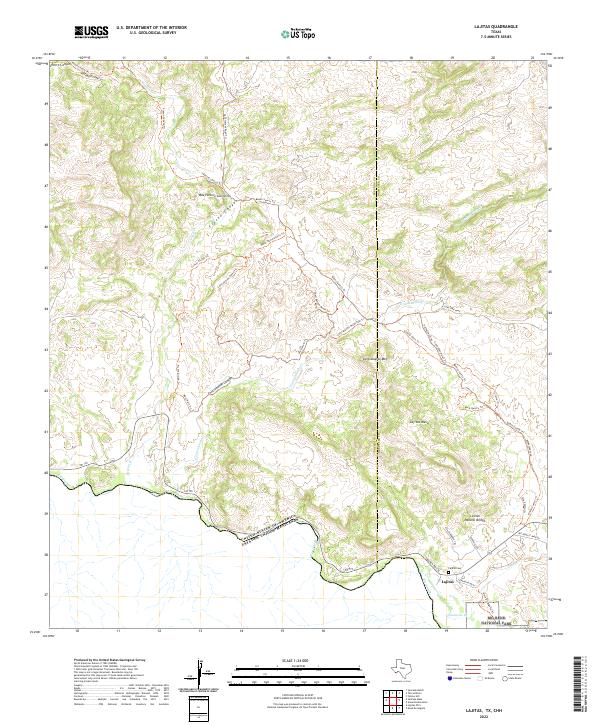 USGS Topographic Map – Lajitas