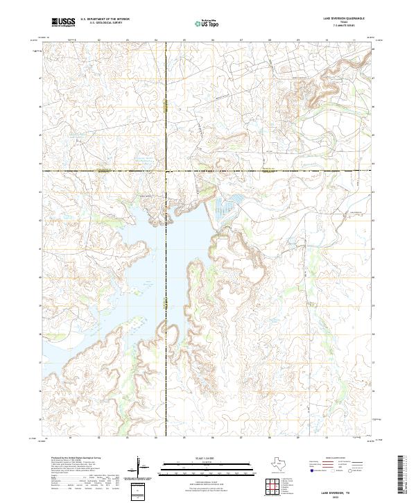 USGS Topographic Map – Lake Diversion