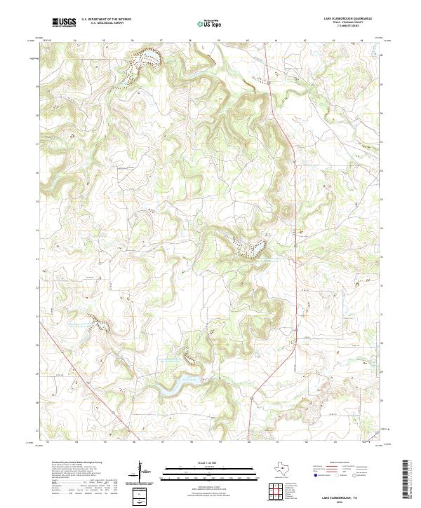 USGS Topographic Map – Lake Scarborough