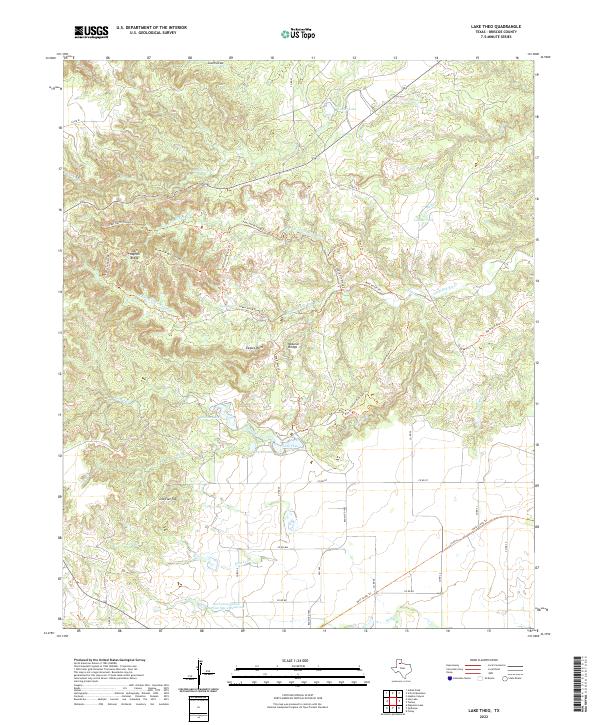 USGS Topographic Map – Lake Theo