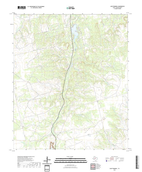 USGS Topographic Map – Lake Trammell