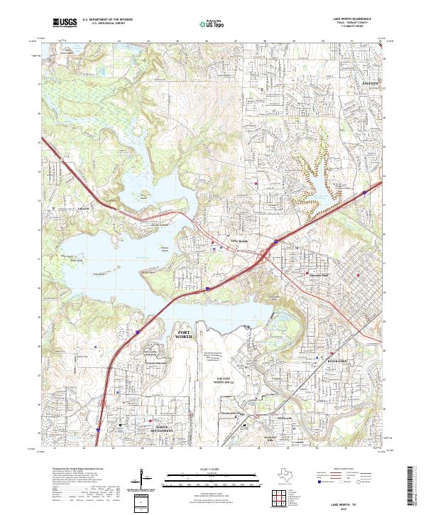 USGS Topographic Map – Lake Worth