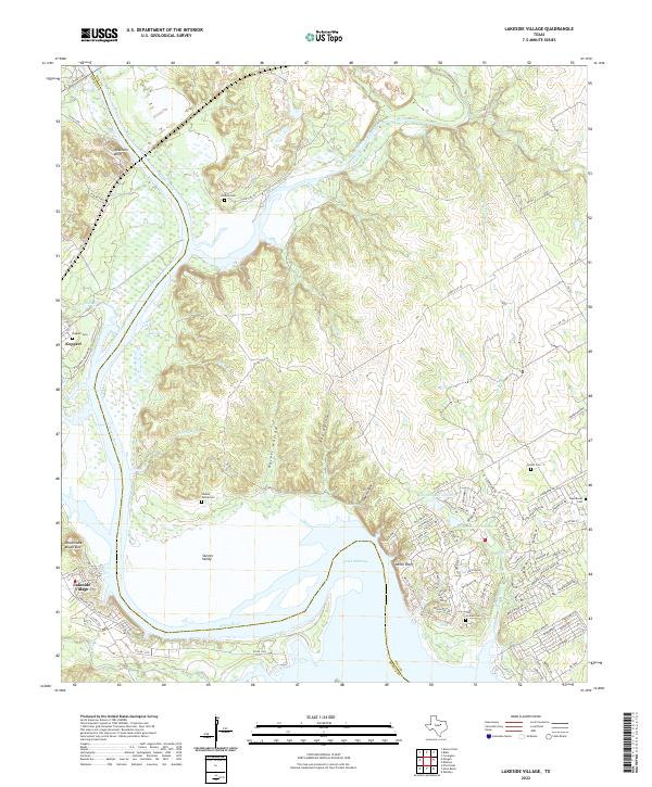 USGS Topographic Map – Lakeside Village