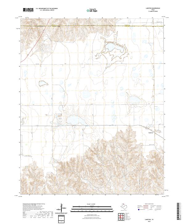 USGS Topographic Map – Laketon