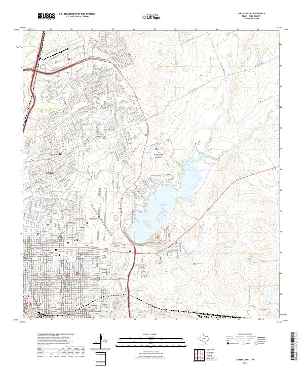 USGS Topographic Map – Laredo East