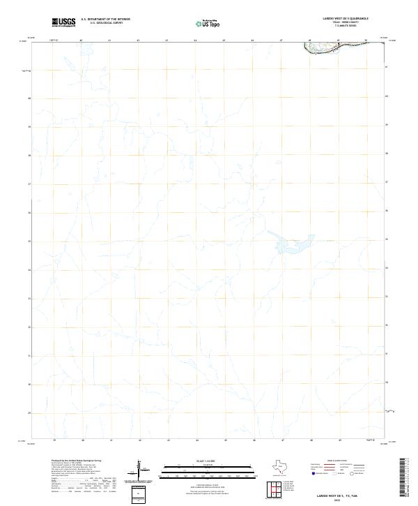 2022 Map of Laredo West OE S, 2022 Print
