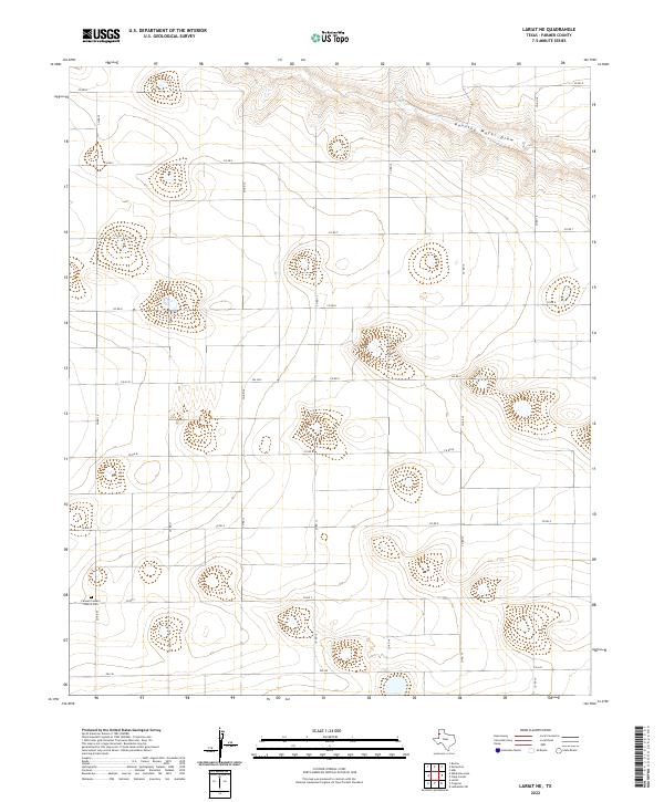 USGS Topographic Map – Lariat NE