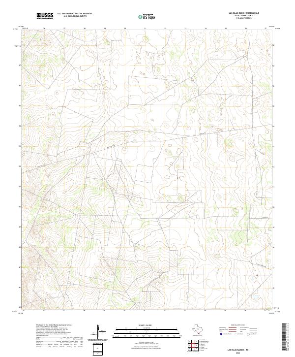 2022 Map of Las Islas Ranch, 2022 Print