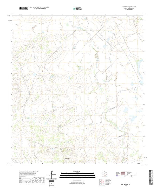 USGS Topographic Map – Las Tiendas