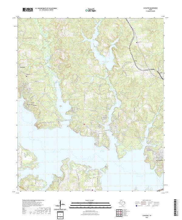 USGS Topographic Map – Lassater