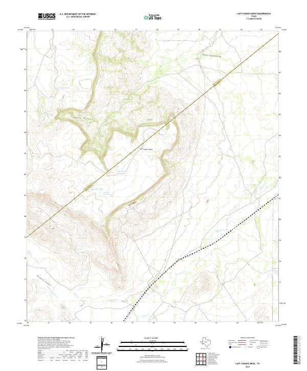 USGS Topographic Map – Last Chance Mesa