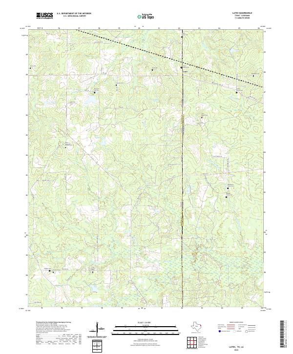 USGS Topographic Map – Latex