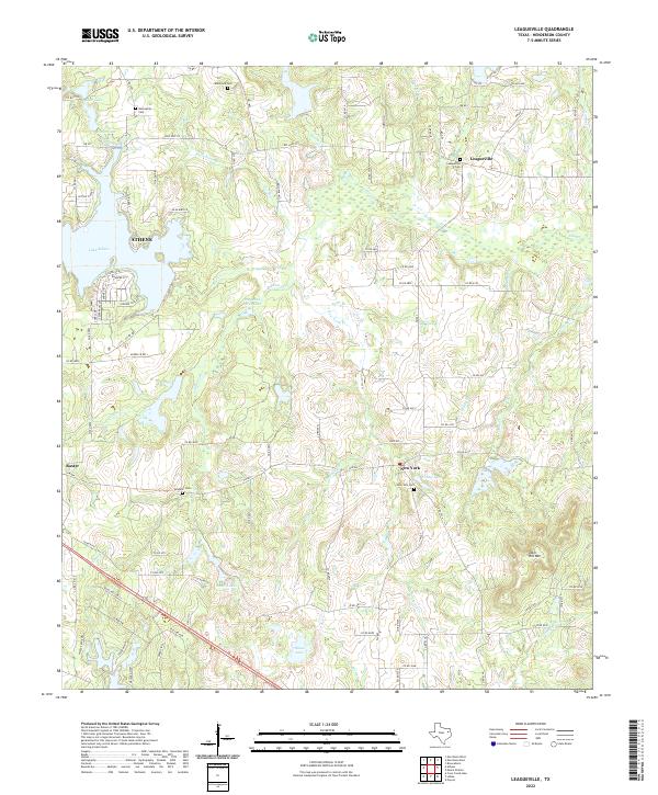 USGS Topographic Map – Leagueville