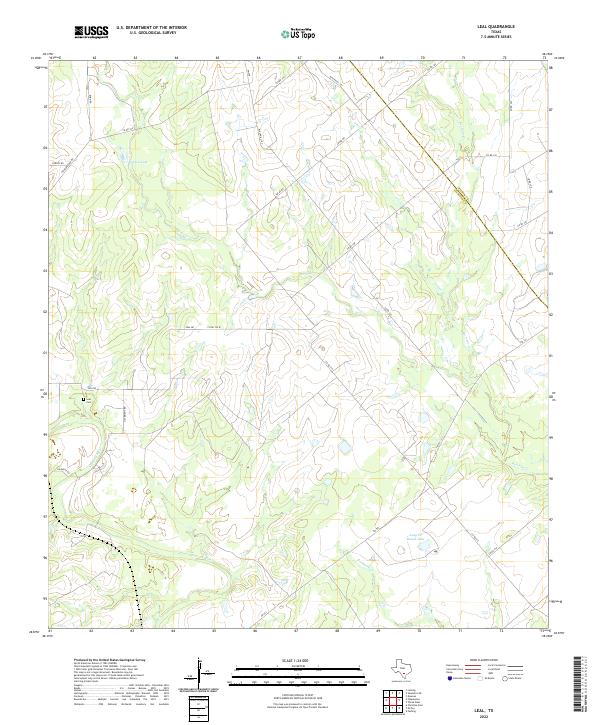 USGS Topographic Map – Leal
