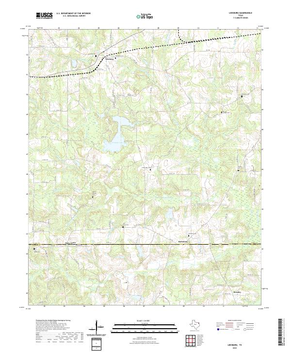 USGS Topographic Map – Leesburg