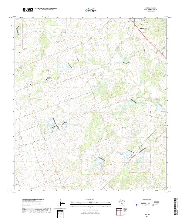 USGS Topographic Map – Lenz