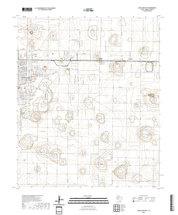 USGS Topographic Map – Levelland East