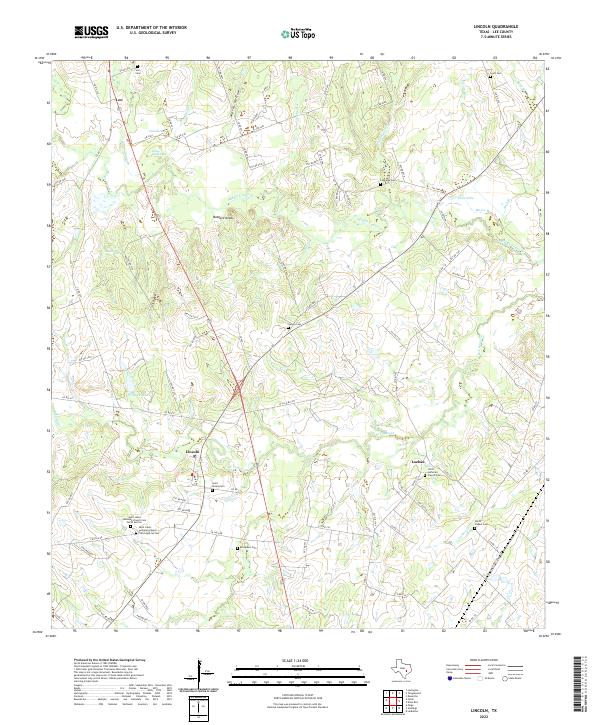 USGS Topographic Map – Lincoln