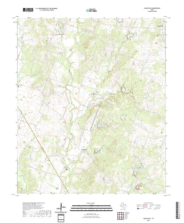 USGS Topographic Map – Lingleville