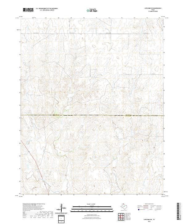 2022 Map of Lipscomb SW, 2022 Print