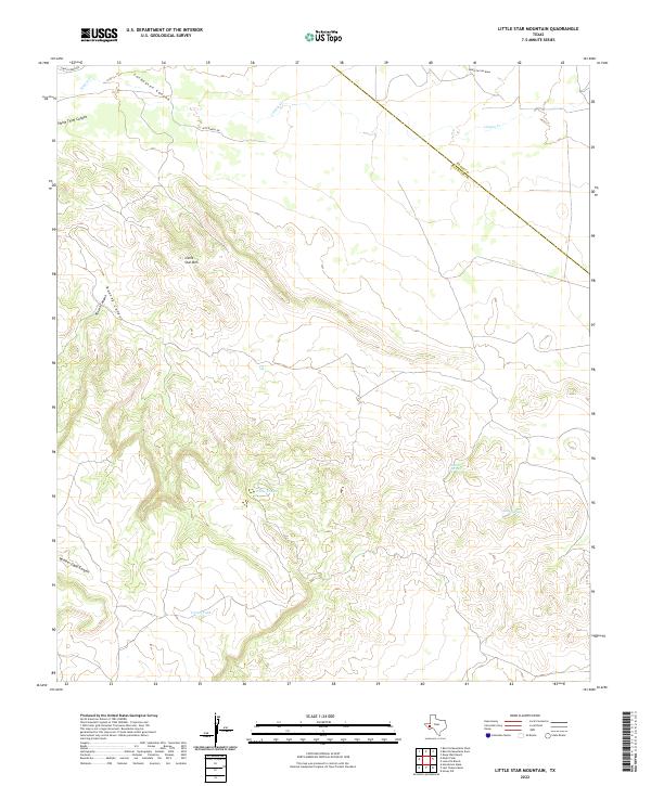 USGS Topographic Map – Little Star Mountain