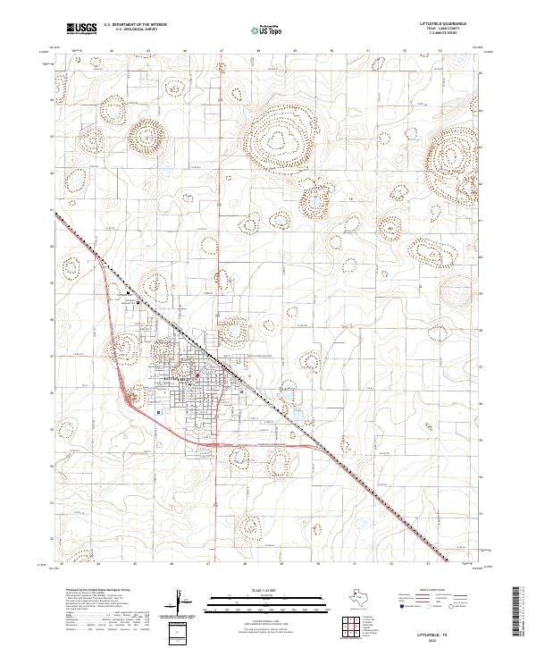 USGS Topographic Map – Littlefield