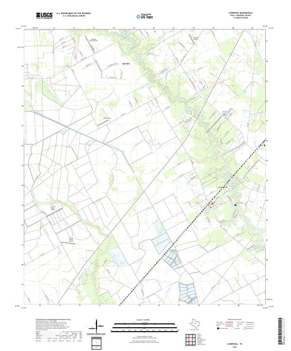 USGS Topographic Map – Liverpool
