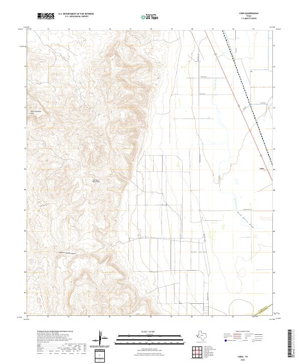 USGS Topographic Map – Lobo