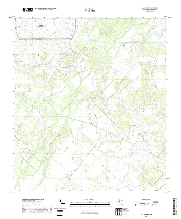 USGS Topographic Map – Loma Alta NW