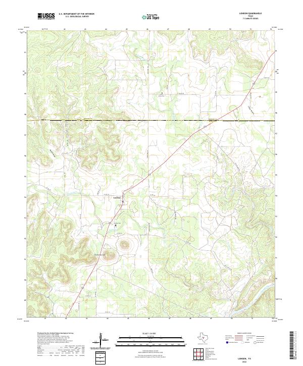 USGS Topographic Map – London