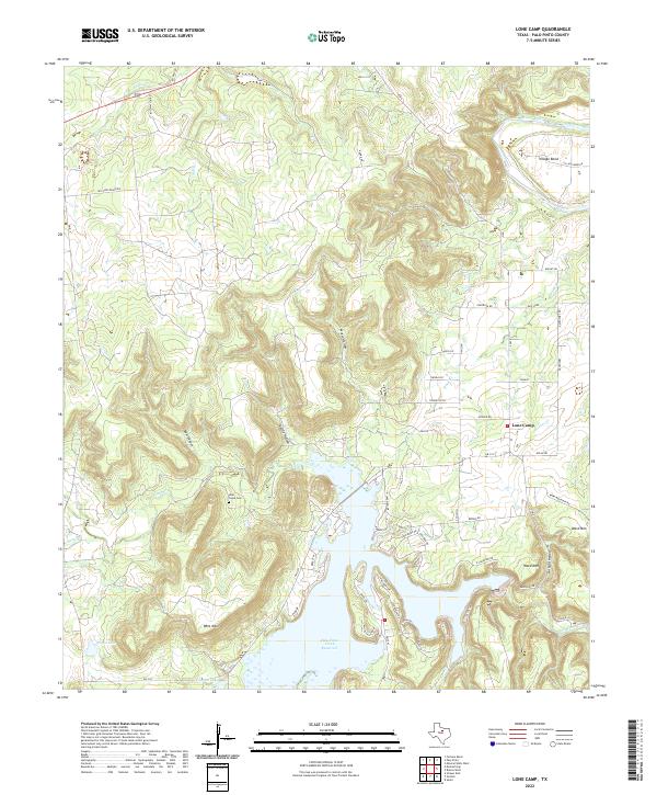 USGS Topographic Map – Lone Camp