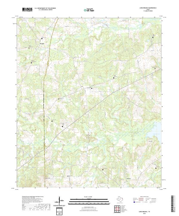 USGS Topographic Map – Long Branch