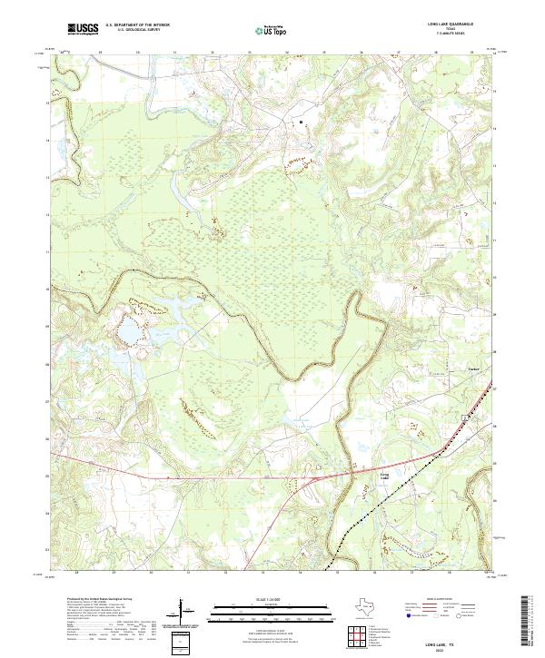 USGS Topographic Map – Long Lake