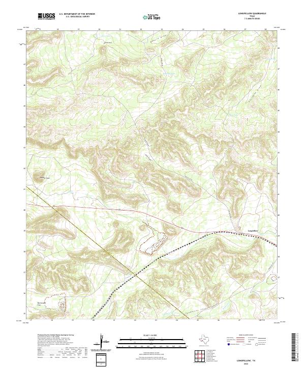 USGS Topographic Map – Longfellow