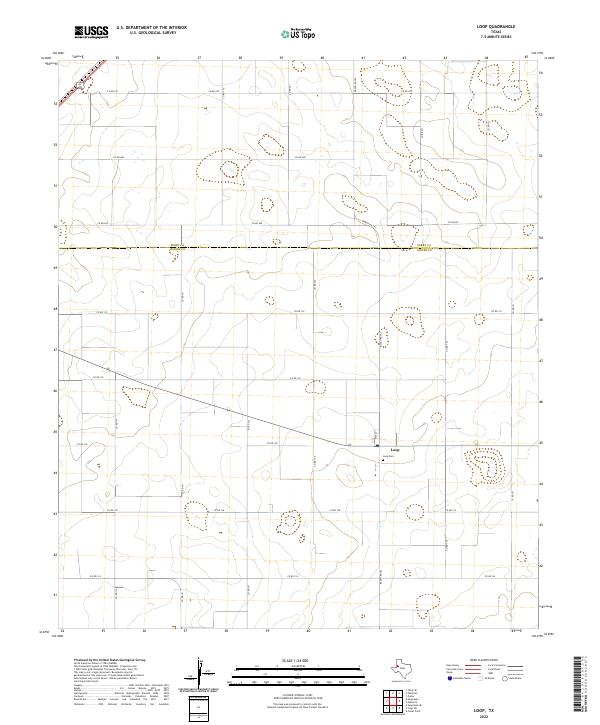 USGS Topographic Map – Loop