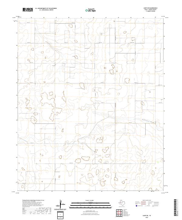 USGS Topographic Map – Loop SW