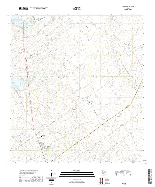 USGS Topographic Map – Lopeno