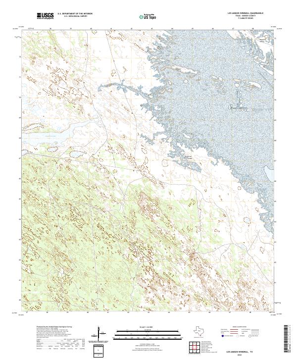 USGS Topographic Map – Los Amigos Windmill
