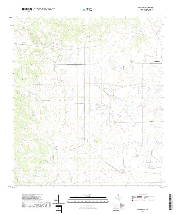 USGS Topographic Map – Los Angeles