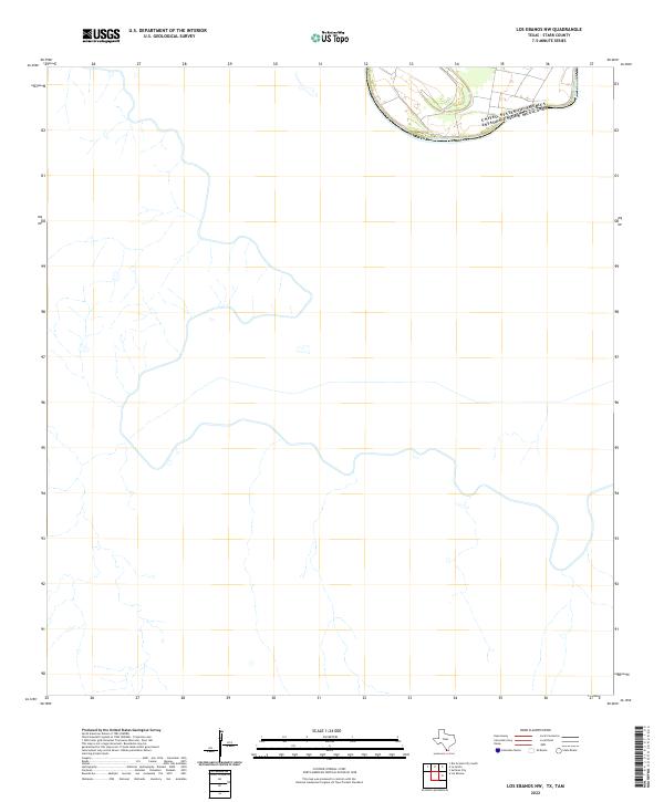 USGS Topographic Map – Los Ebanos NW