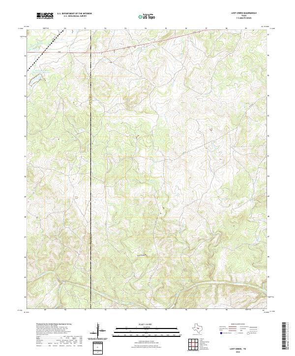 USGS Topographic Map – Lost Creek