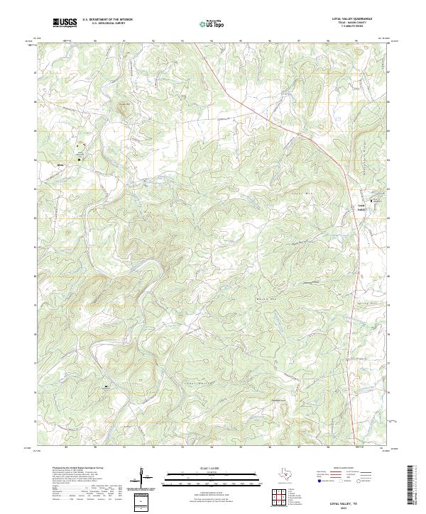 USGS Topographic Map – Loyal Valley