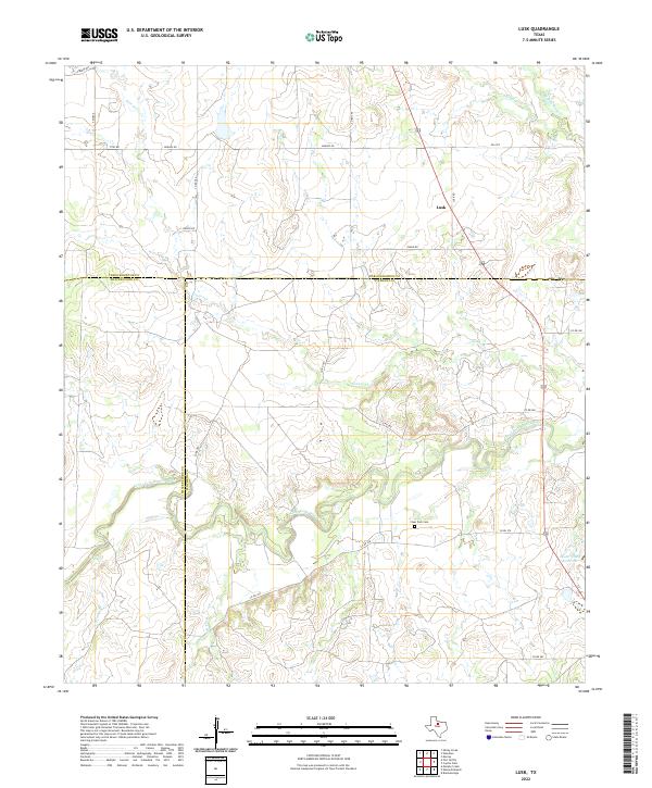 USGS Topographic Map – Lusk
