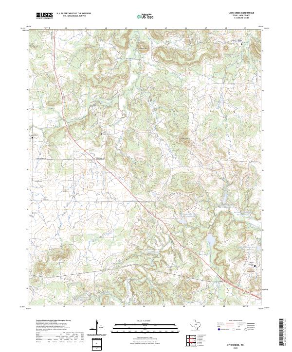USGS Topographic Map – Lynn Creek