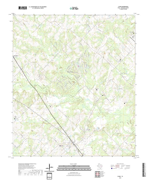 USGS Topographic Map – Lyons