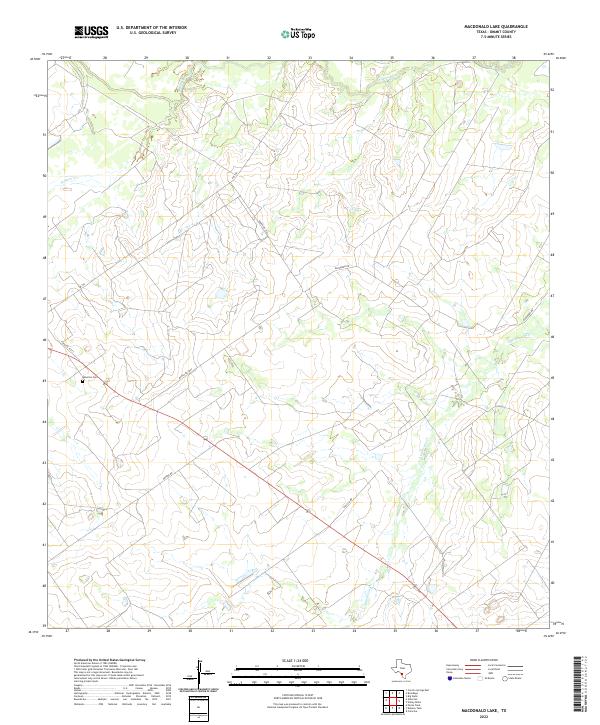 USGS Topographic Map – MacDonald Lake