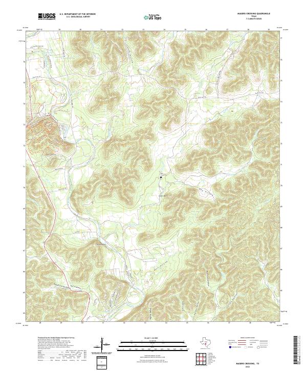 USGS Topographic Map – Magers Crossing